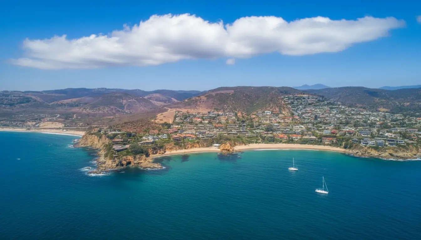 Irvine Cove Beach, Laguna Beach, California.