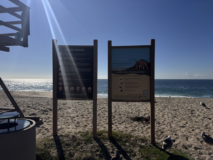 Aliso Creek Beach, Laguna Beach.