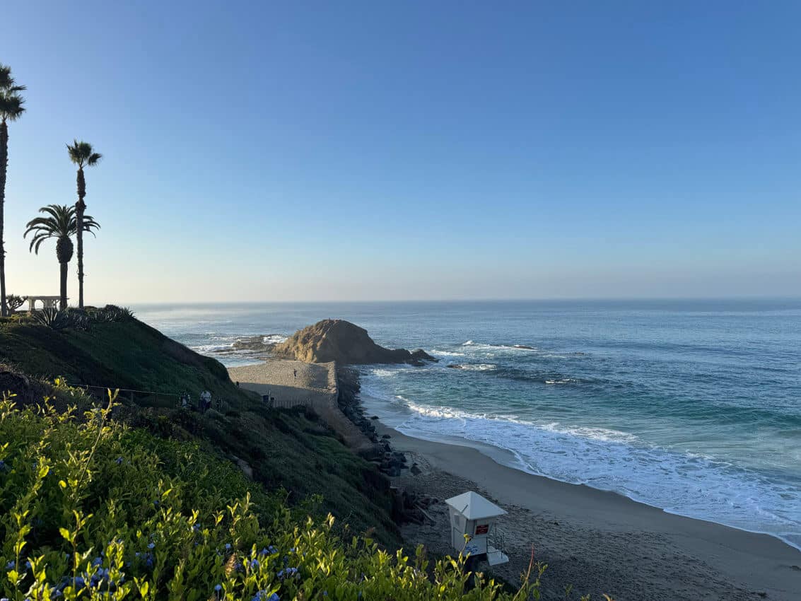 Christmas Cove in Laguna Beach, California.
