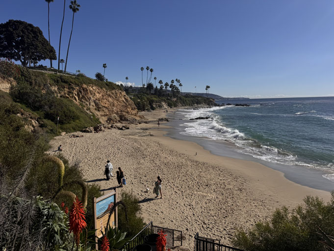 Diver's Cove beach located in North Laguna Beach, California.