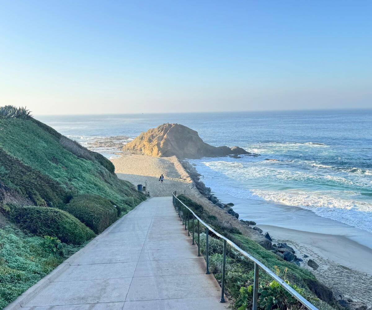 Goff Cove Beach 2 Public ramp from Treasure Island Park leading down to Goff Cove near the Montage.