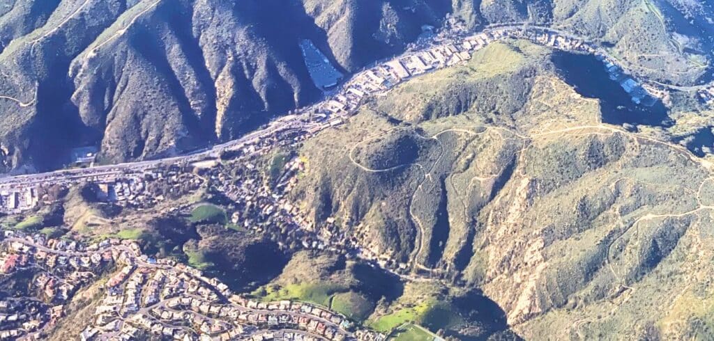 Laguna Beach wildfire detection cameras watch over the chaparral canyon hills above the Pacific coastline